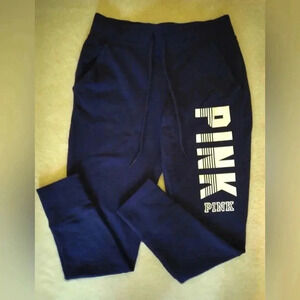 VS PINK purple joggers-small NWOT